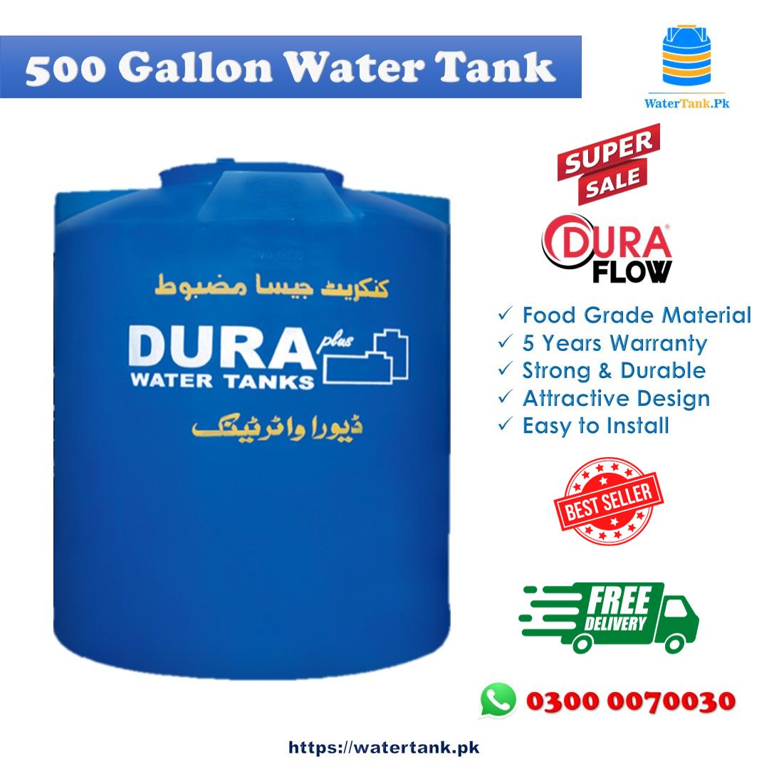 Buy 500 Gallon Water Tank  UP TO 35% OFF 😍 + Free Delivery