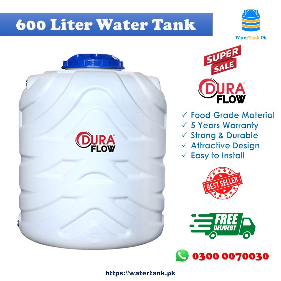 600 Ltr Dura Flow Water Tank