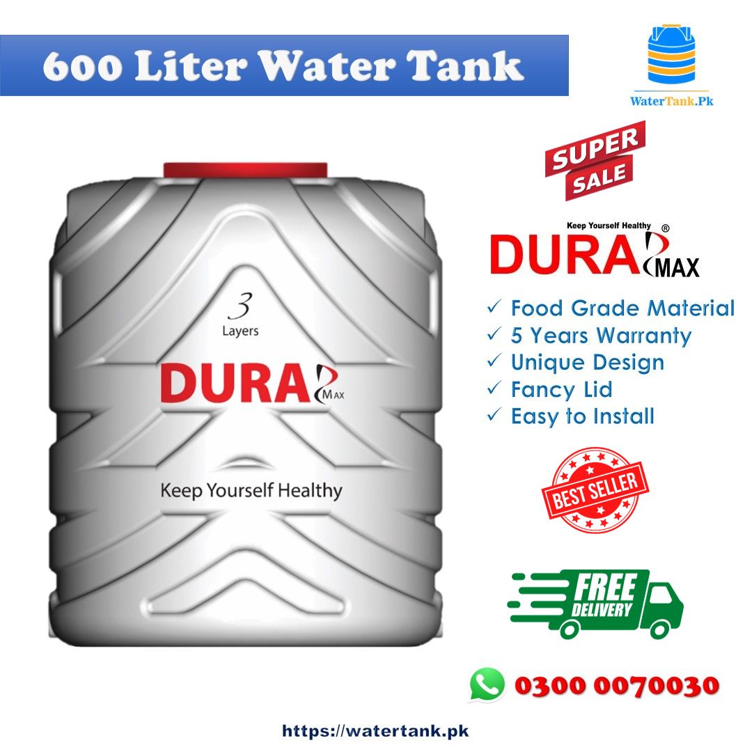 600 Ltr Dura Max Water Tank