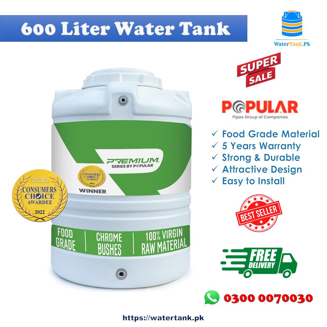 600 Ltr Pouplar Water Tank
