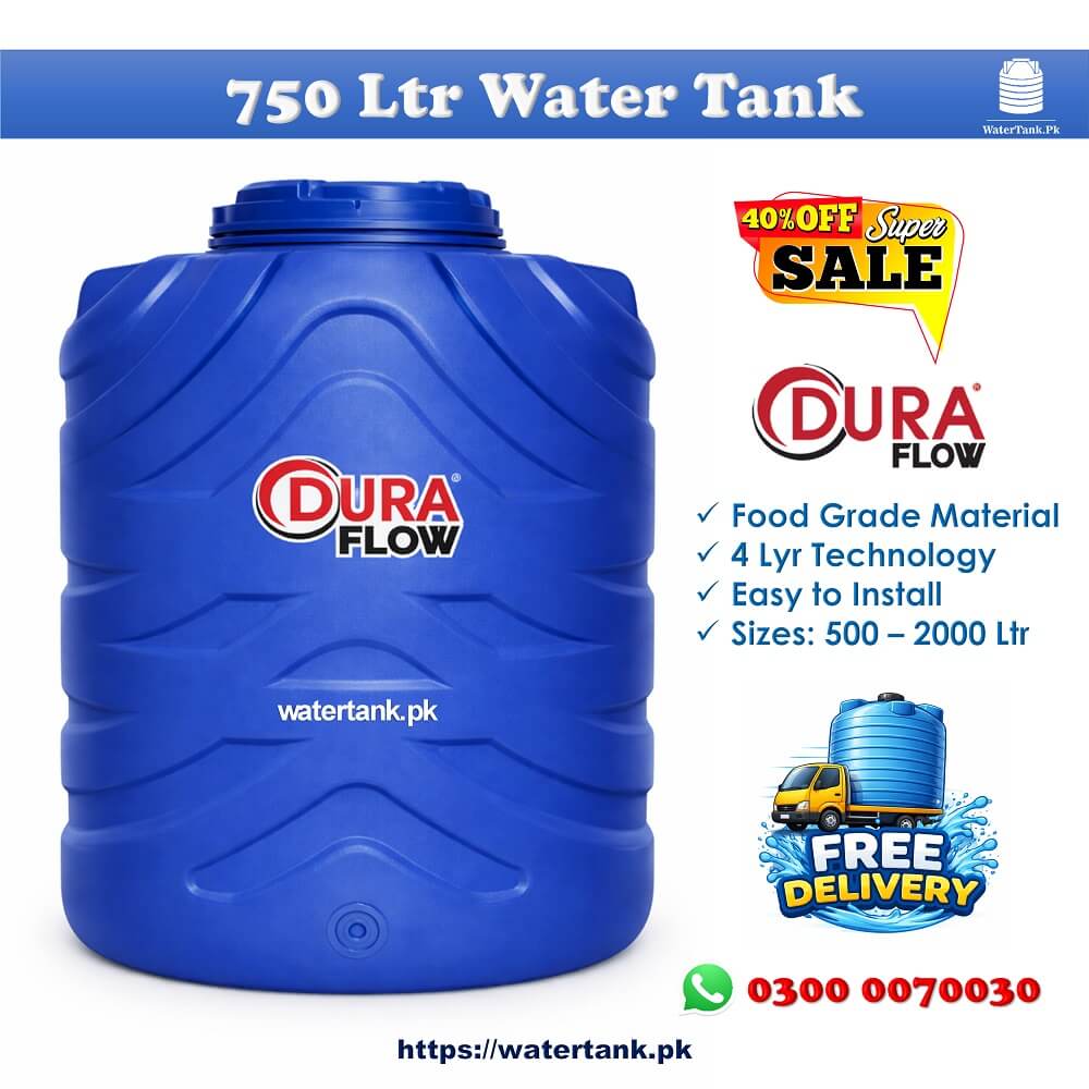 750 Ltr Dura Flow Water Tank