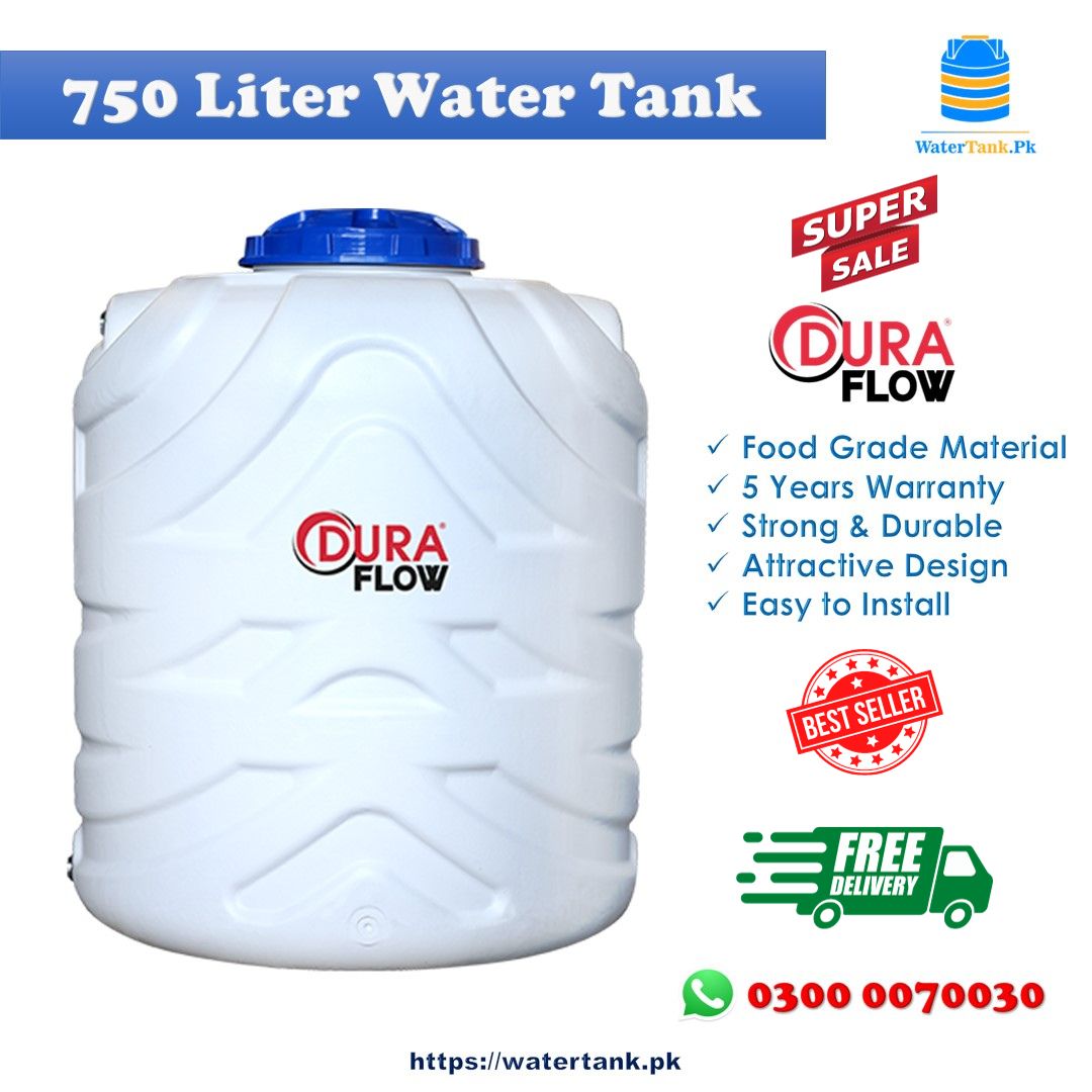 750 Ltr Dura Flow Water Tank