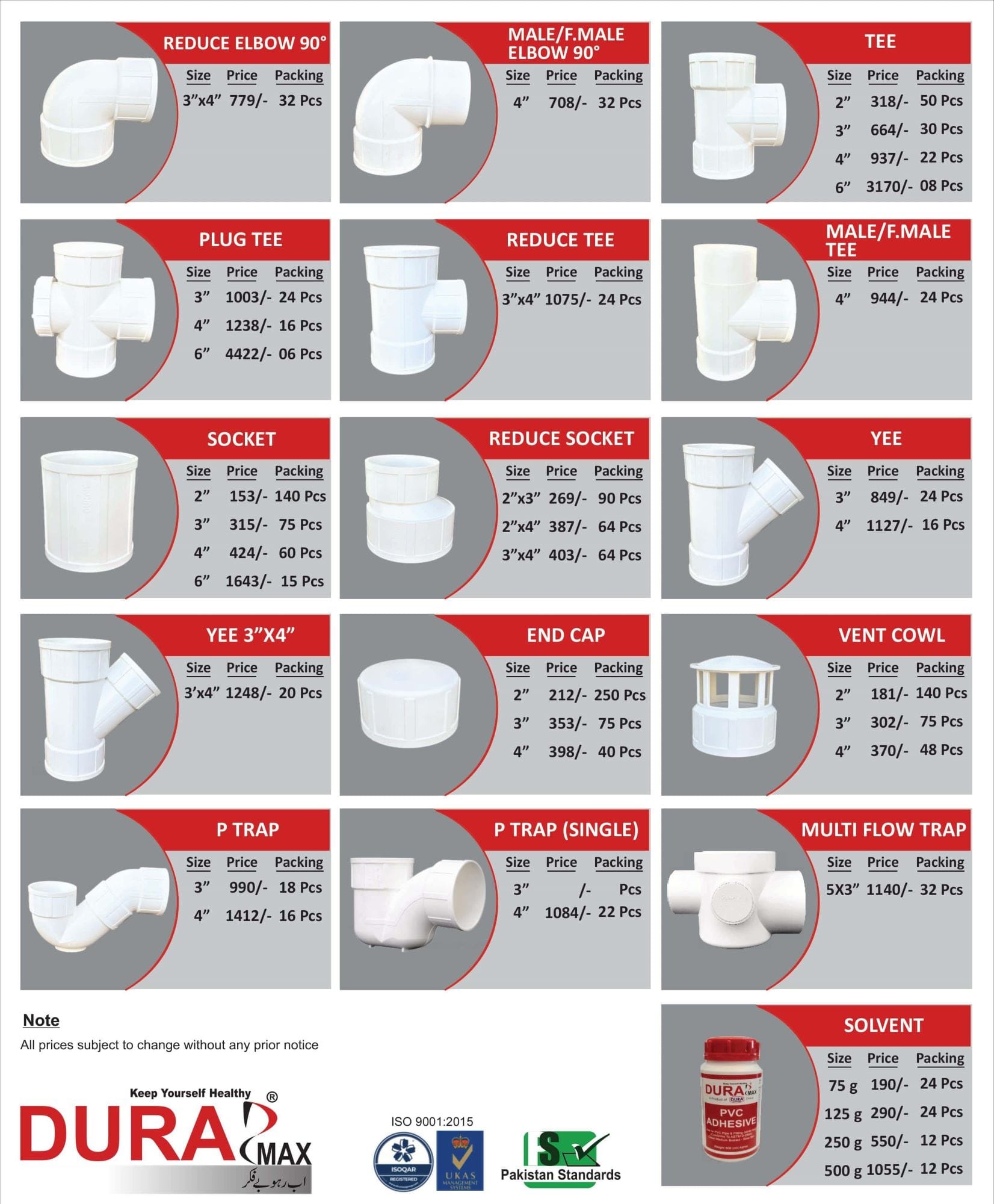 Dura Max U-PVC Price List 28-Nov-25-2