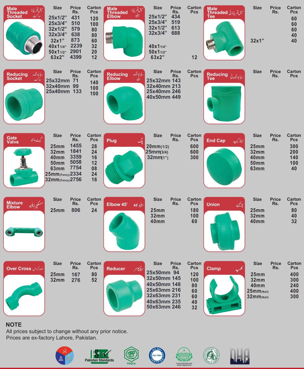 DuraFlow PPRC Price List 04-04-2026-2